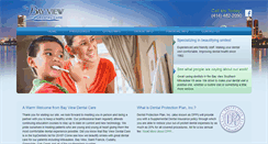 Desktop Screenshot of bayviewdentalcare.com